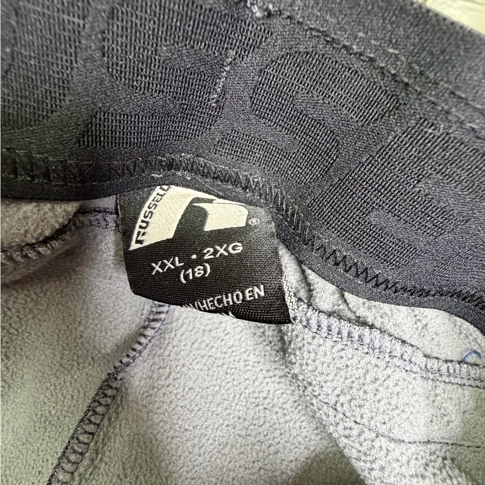 Russell Athletic Black and Gray Fleece Pants - Picture 5 of 7